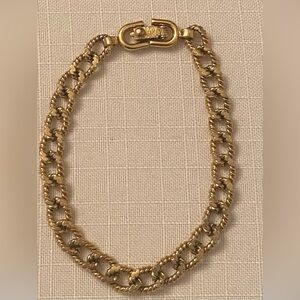 Monet Bracelet Gold Tone 7 1/2” L.